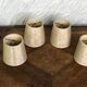 Lot de 4 petits abat jours à pince
