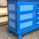 Buffet René Gabriel 1950 oak reconstruction