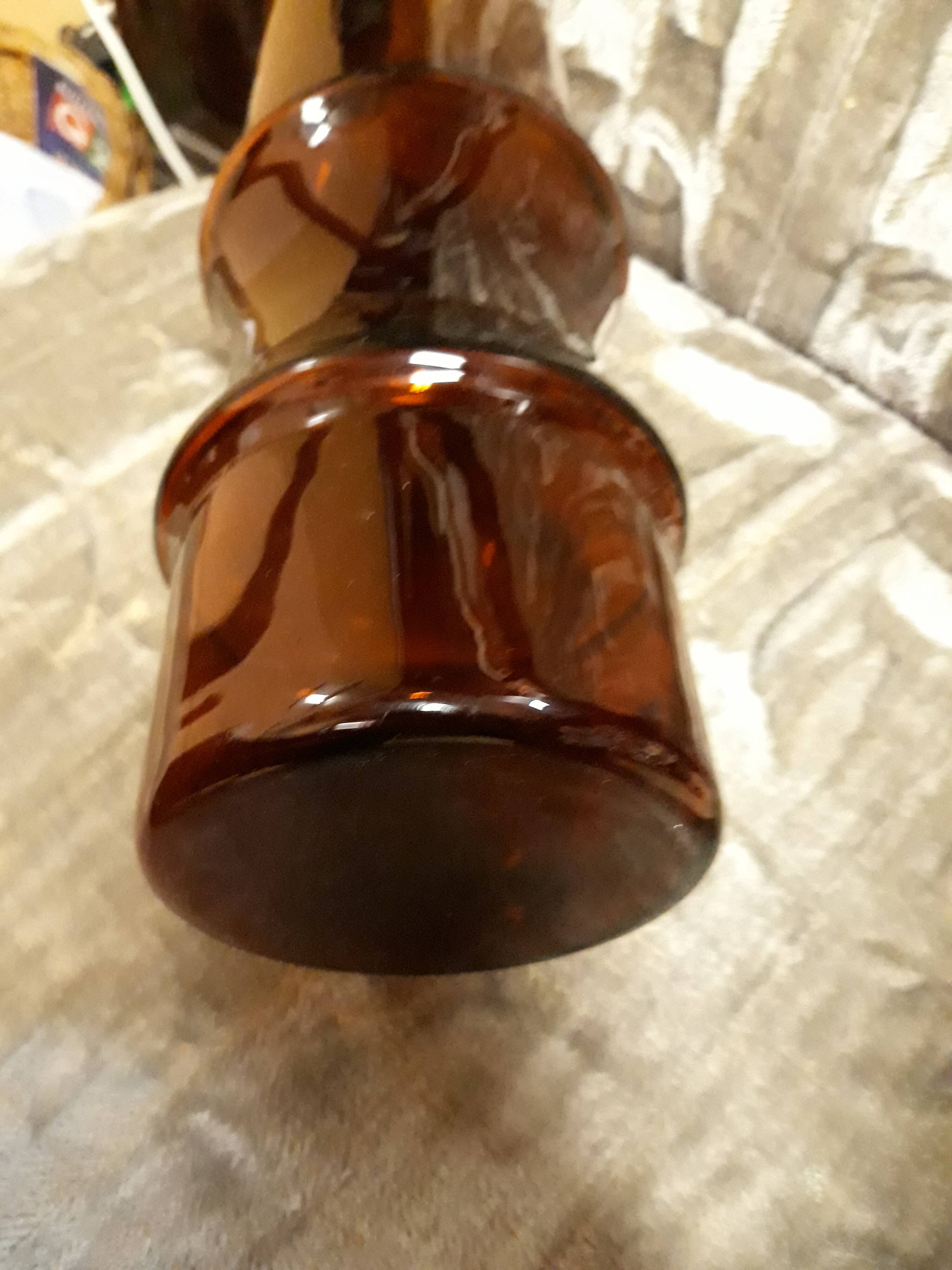 Polish design glass vase