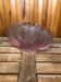 Old soliflore vase lotus shape molded glass pink vintage