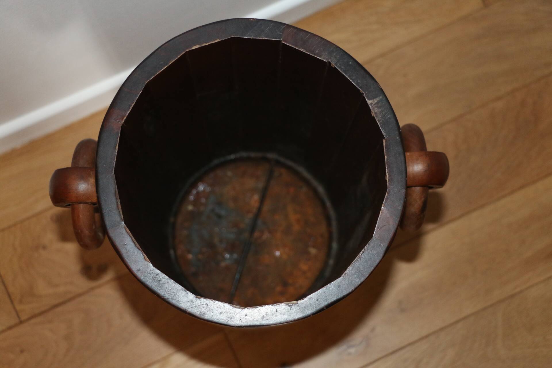 Wooden umbrella stand