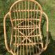 Pair of rattan armchairs