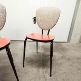 Pair of restored formica chairs 70
