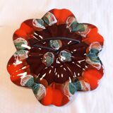 Plateau Vallauris orange & turquoise