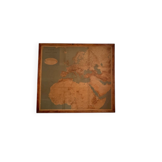 Map of Europe and North Africa
