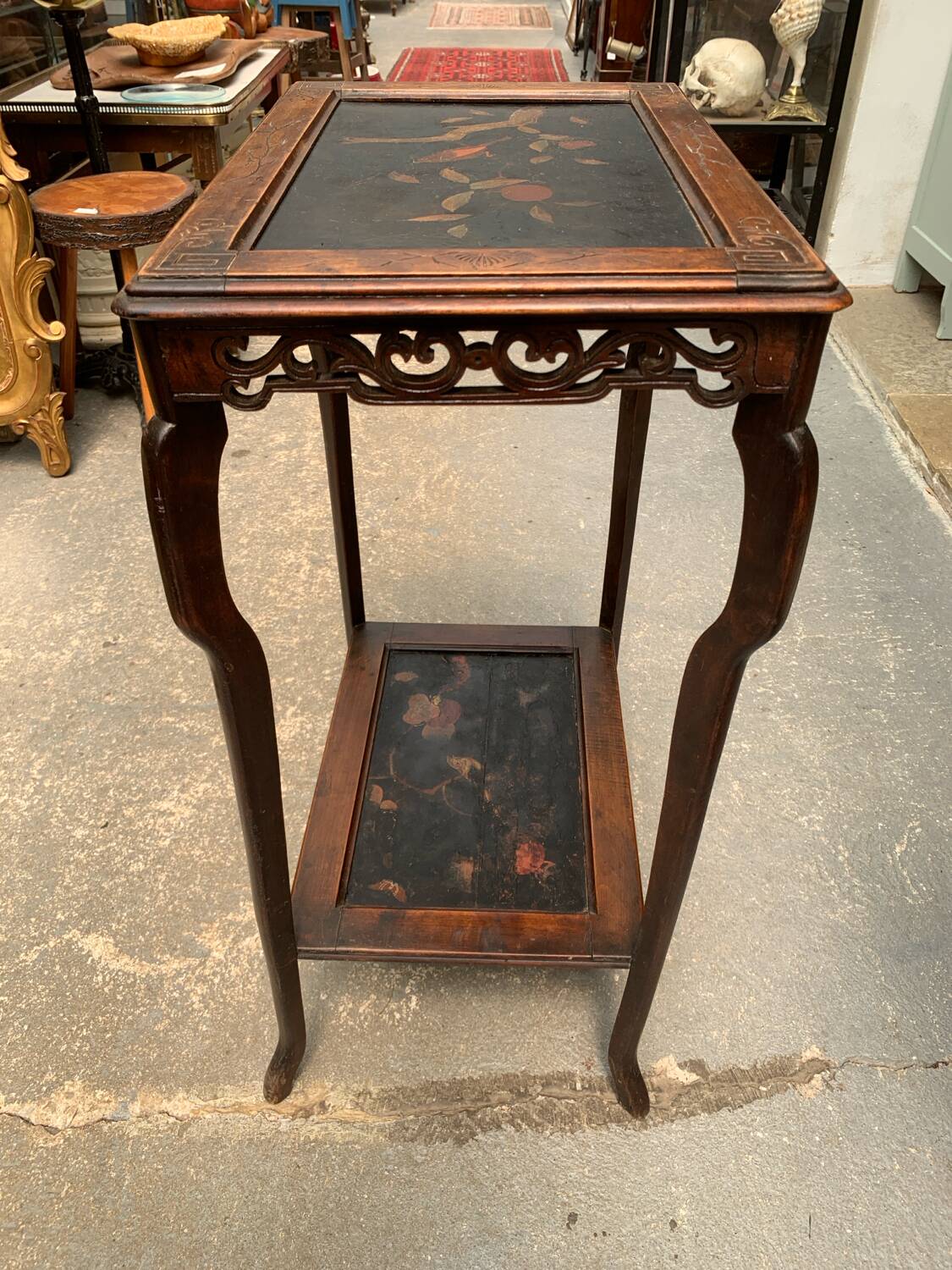 Asian pedestal table