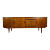 Buffet en teck avec portes coulissantes, années 1960