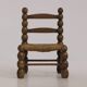 Vintage low chair in solid wood (oak) Dlg Dudouyt Circa 1960