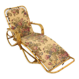 Chaise longue en rotin, Suède, 1960