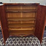 curved buffet in marquetry – Louis XV / Louis XVI Transition style