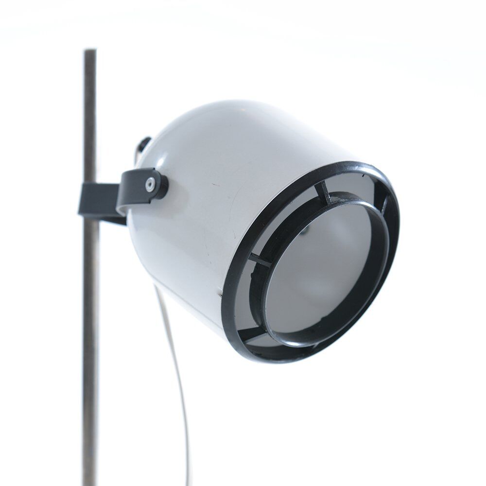 White Metal Table Lamp, Hungary 1970s