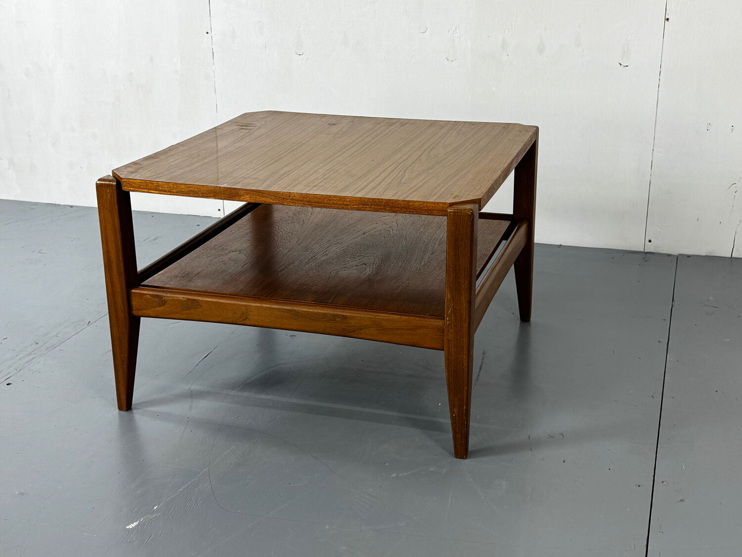 Scandinavian Danish Teak & Formica Coffee Table, 1960s