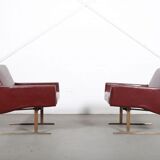 Lot de 4 fauteuils Wilkhahn Flexor et une table basse par Georg Leowald