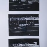 three photographs of the 24 Hours of Le Mans, film, 1960s