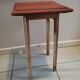 Console holder pot flower wood patinated seat mahogany