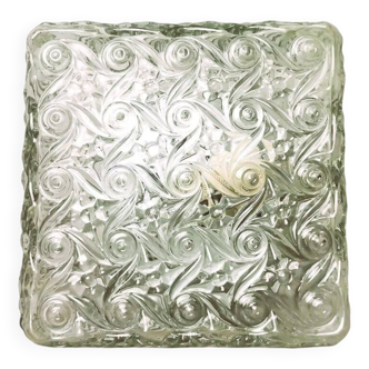 Square Swirl Glass Flush Mount lamp