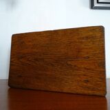 Vintage brutalist wooden stool