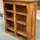 Vintage solid oak bookcase from the 18th century
