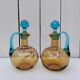 Pair of glass carafes, Georges Sand, vintage