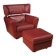 Italian armchair with footstool design production Zanotta