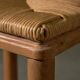 Lot de 3 chaises italiennes à dossier courbé en bois