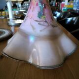 Large mushroom lamp in glass paste by Pascal GUYOT