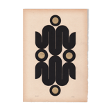 Collage on paper 20x30cm, signed Eawy