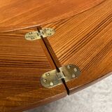 Scandinavian flip flap lotus table by drylund in teak 1960