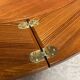 Scandinavian flip flap lotus table by drylund in teak 1960