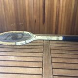Old snauwaert expert tennis racket wood + zéphyr cross