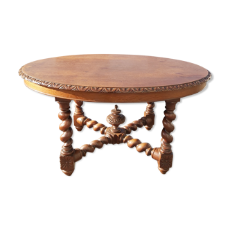 Oval oak table