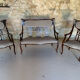 Banc et ses deux chaises