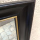 Napoleon III blackened wooden mirror 53 x 63 cm