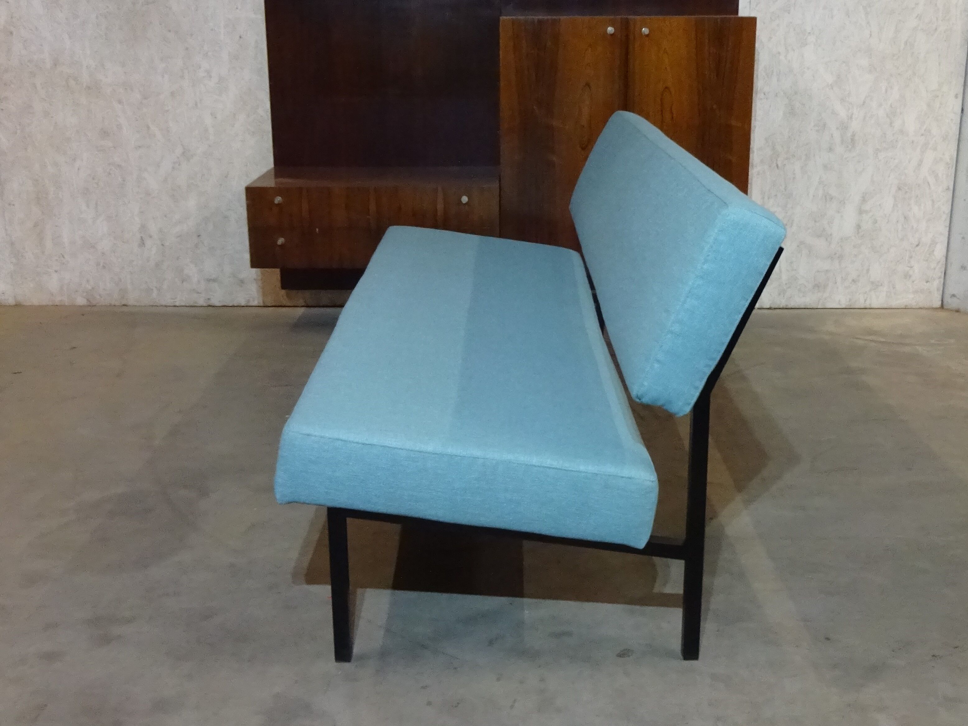 Dutch industrial lounge sofa attributed to Gijs Van Der Sluis for Van De Sluis Furniture, 1950