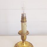 Brass lamp foot