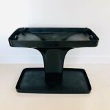 Brown-black fiberglass trolley Astarte publisher, Italy 1970s