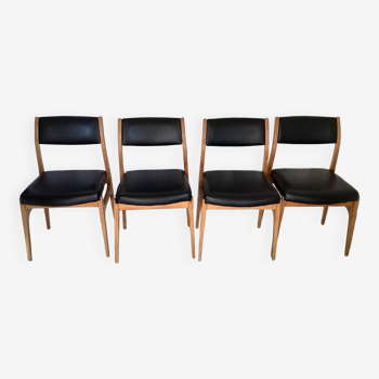 4 vintage Scandinavian chairs from the 50s/60s