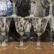 Set de 10 verres à vin gravés
