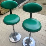 Vintage height-adjustable bar stool