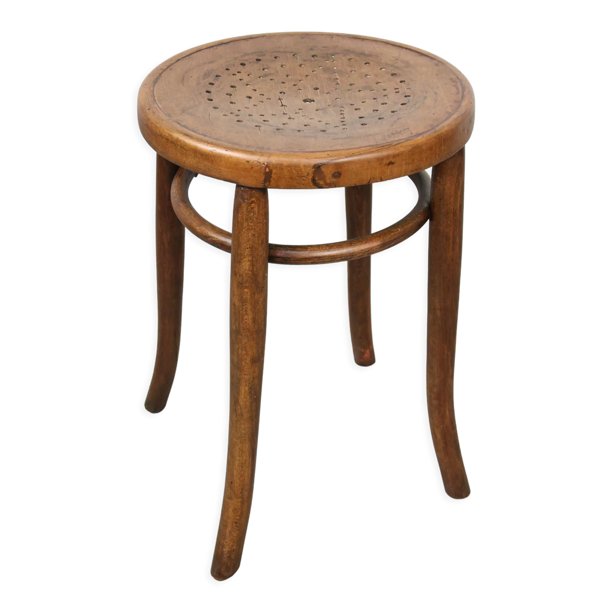Antique Bentwood Star Piano Stool