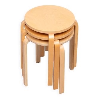 Ikea Frosta Stools set of Three 1980s