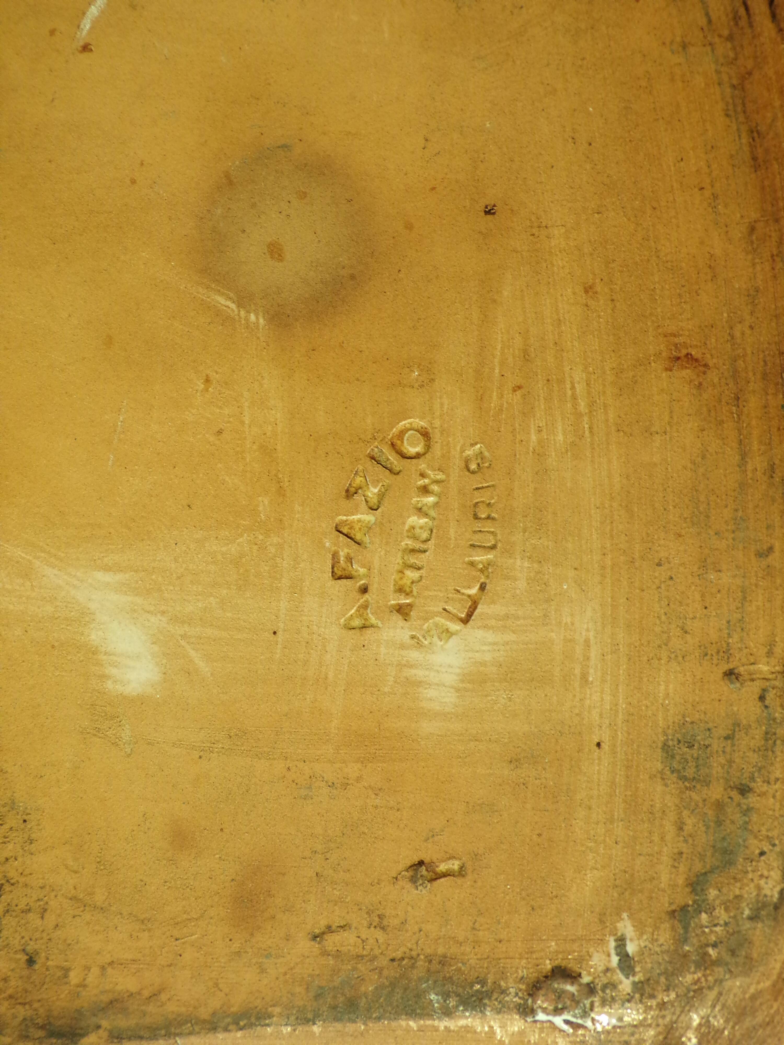 Antoine Fazzio Vallauris dish 22x29 cm