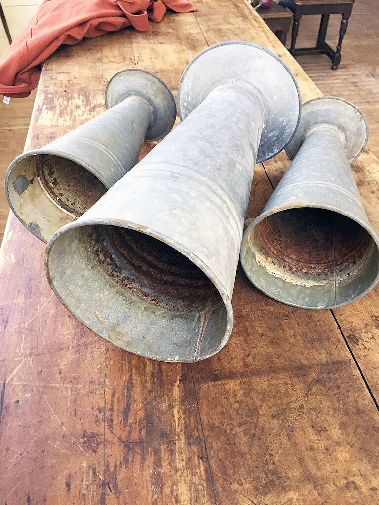 Series 3 vases florists zinc