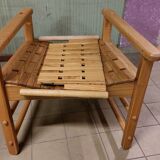Fan armchair in Scandinavian style locust