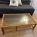 Rattan coffee table