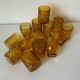 Vintage amber glasses