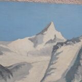 Mountain painting signed