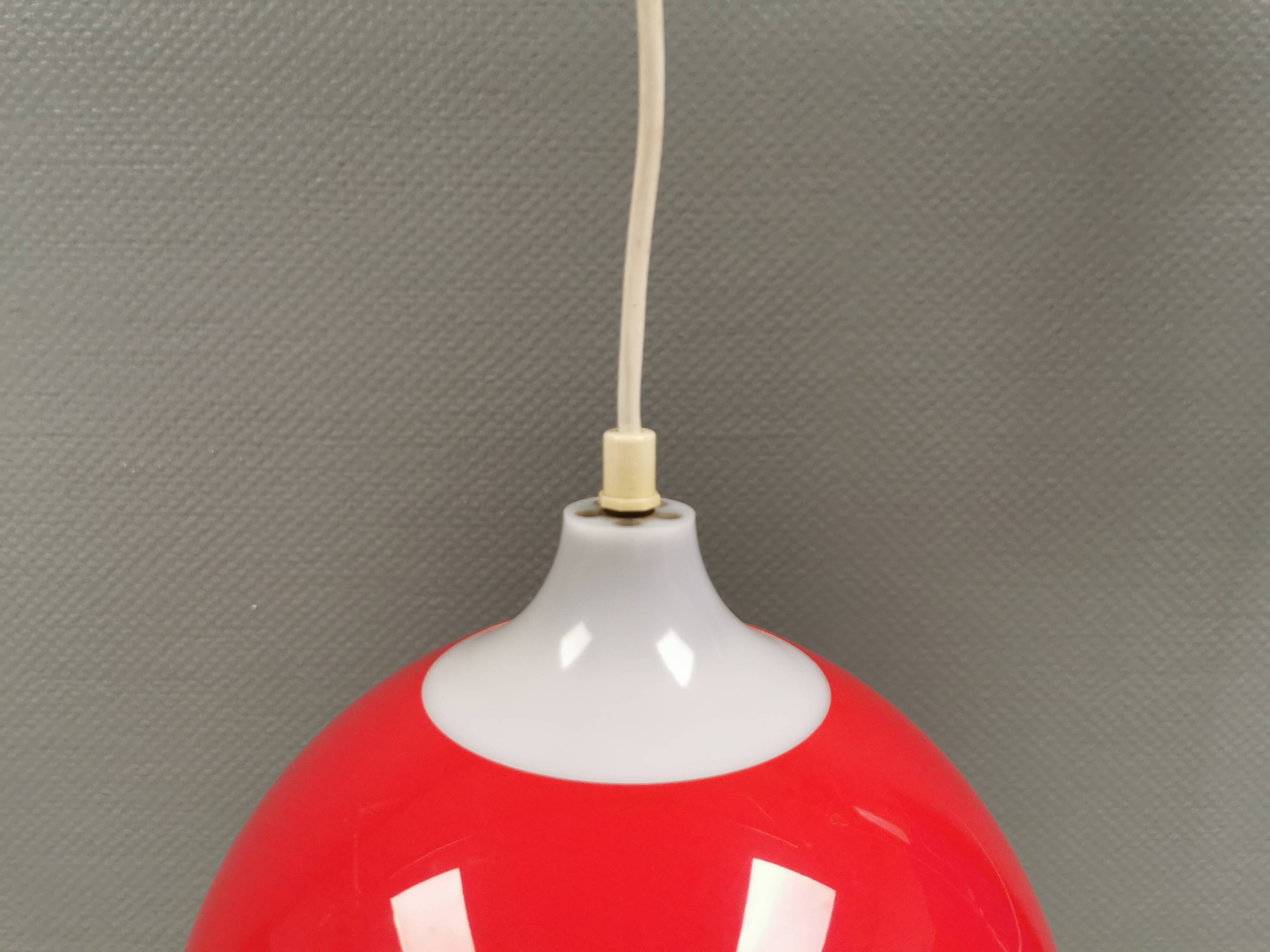 Bent Karlby hanging lamp for ASK (A. Schrøder Kemi), Denmark, 1970s.