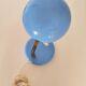 Sky blue steel desk lamp from the 60s