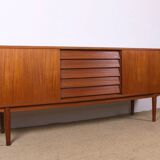 Rare - Scandinavian teak sideboard - "Trio" by Nils Jonnson (Troeds)